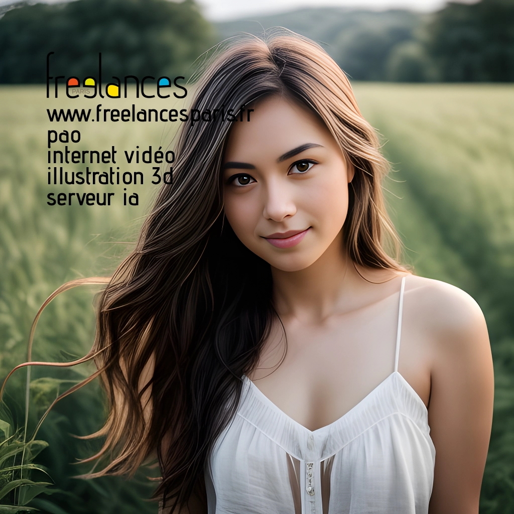 Pao mise en page internet vidéo illustration 3d serveur IA générative AI freelance paris studio de création magazines 4an5s3d0